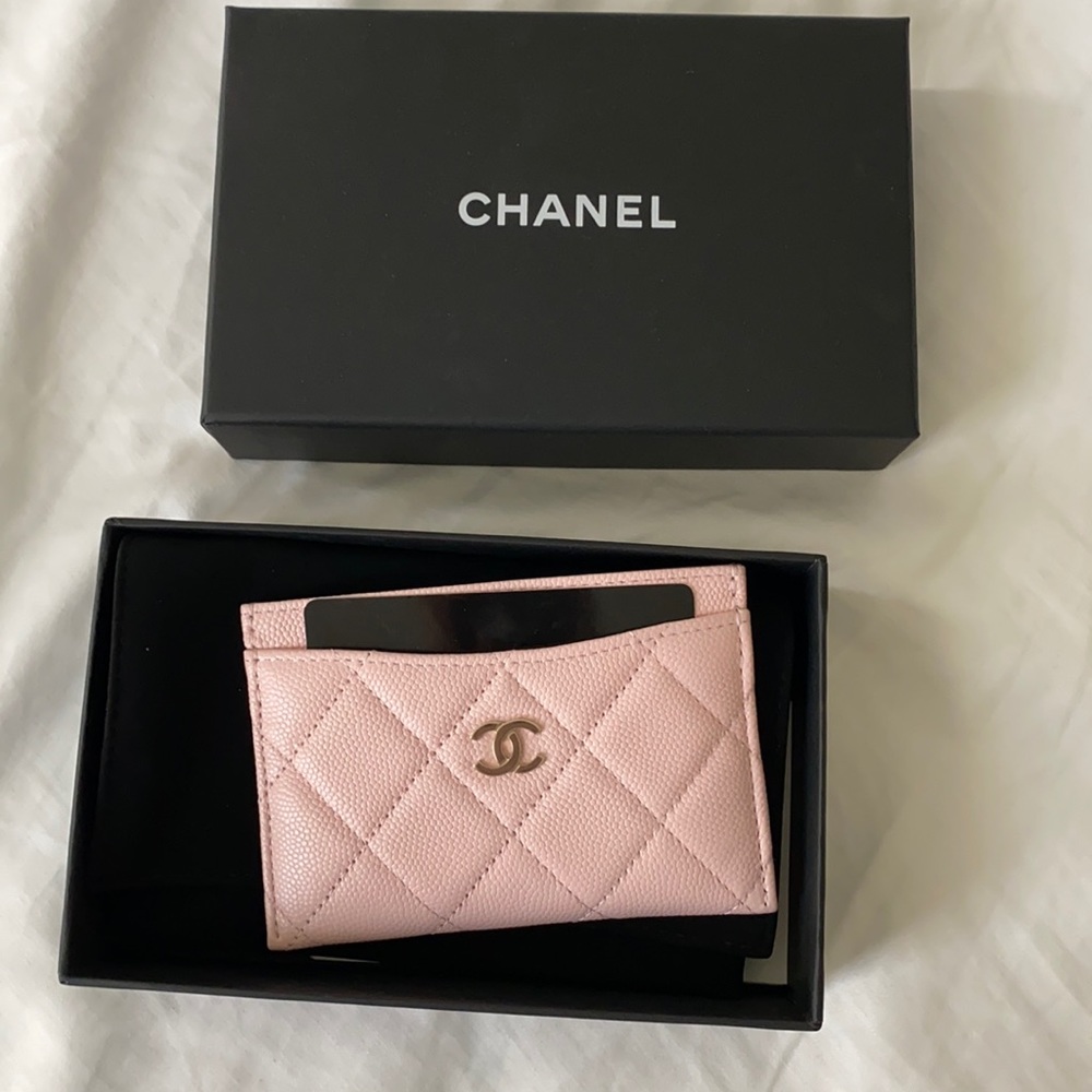 chanel timeliness card holder brandnew